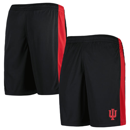 Men's Russell Black Indiana Hoosiers Colorblock Shorts