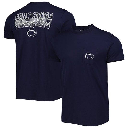 Men's Russell Navy Penn State Nittany Lions Athletic Fit Team T-Shirt