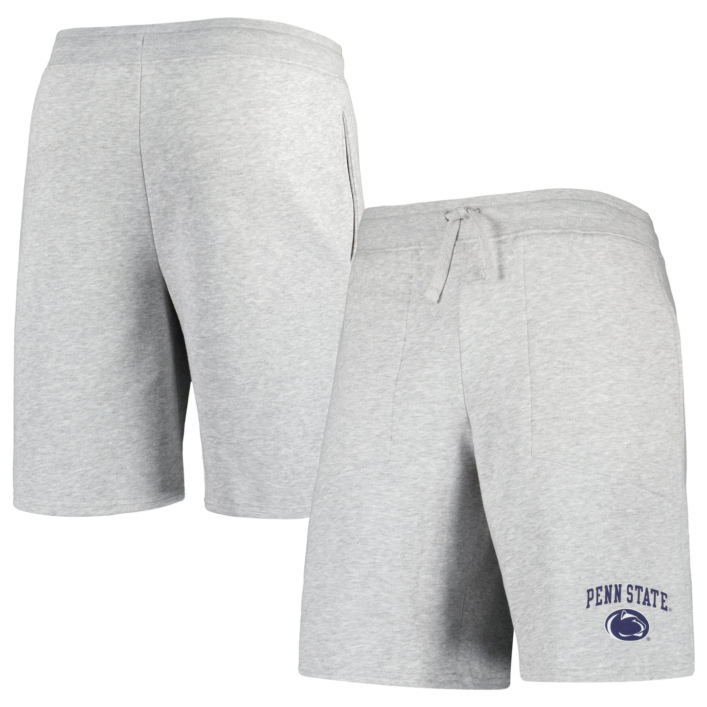 Men's Russell Heather Gray Penn State Nittany Lions Classic Pull It On Shorts