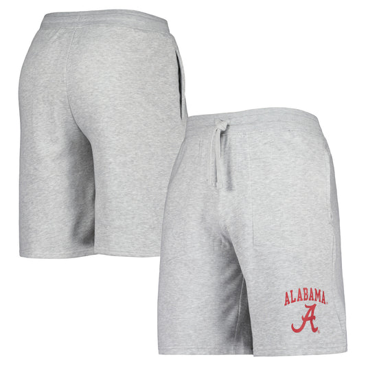 Men's Russell Heather Gray Alabama Crimson Tide Classic Pull It On Shorts