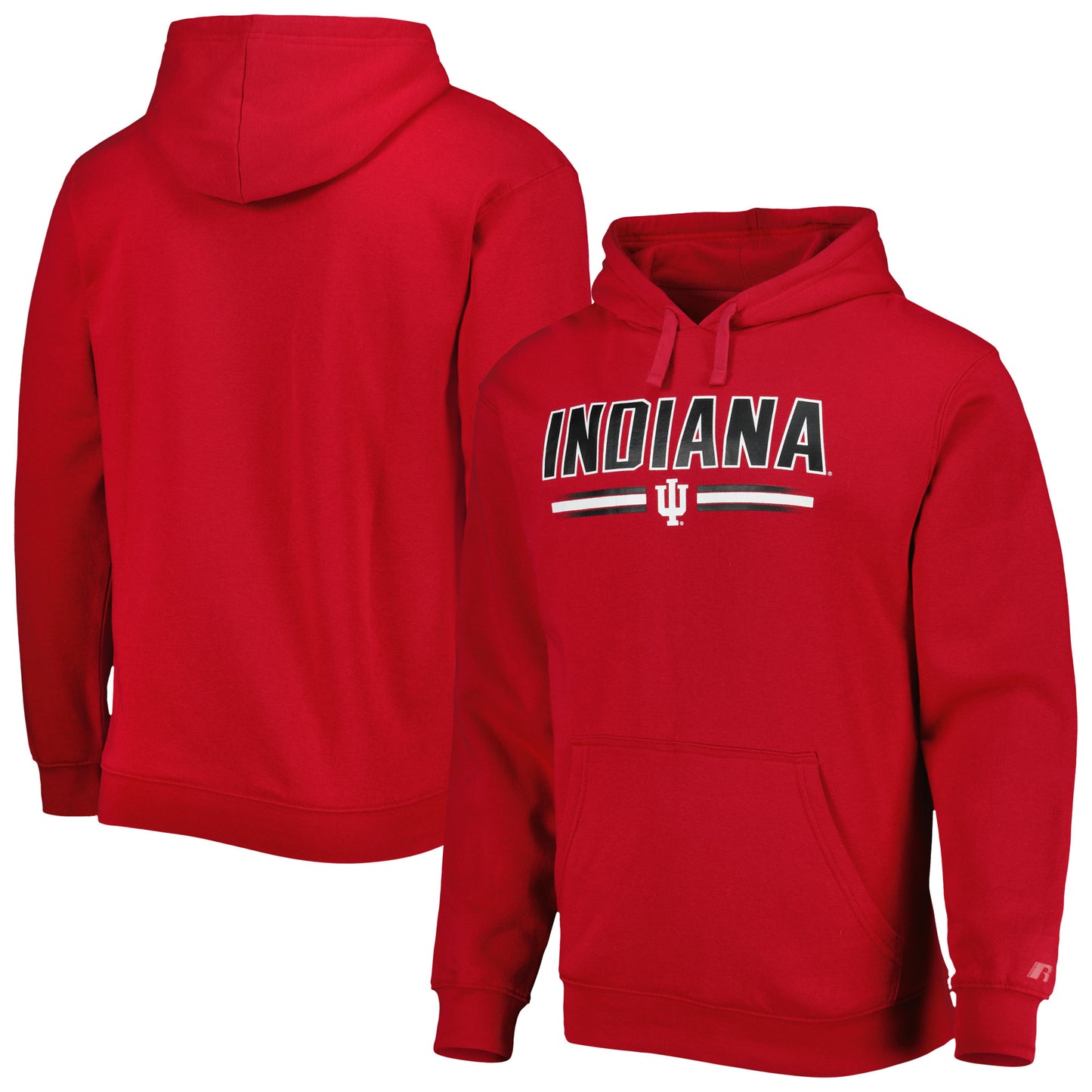 Men's Russell Crimson Indiana Hoosiers Pullover Hoodie