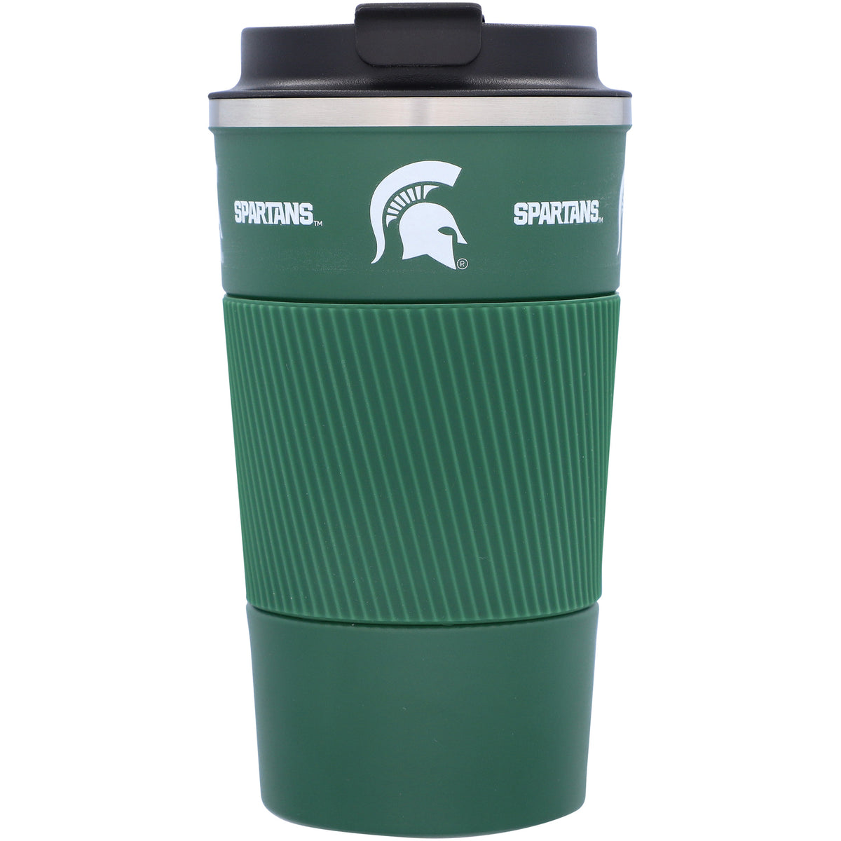 Michigan State Spartans 18oz Coffee Tumbler with Silicone Grip