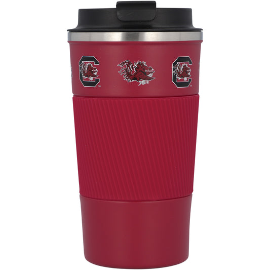 South Carolina Gamecocks 18oz Coffee Tumbler with Silicone Grip