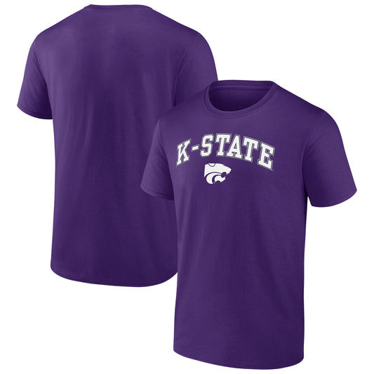 Men's Fanatics Purple Kansas State Wildcats Campus T-Shirt