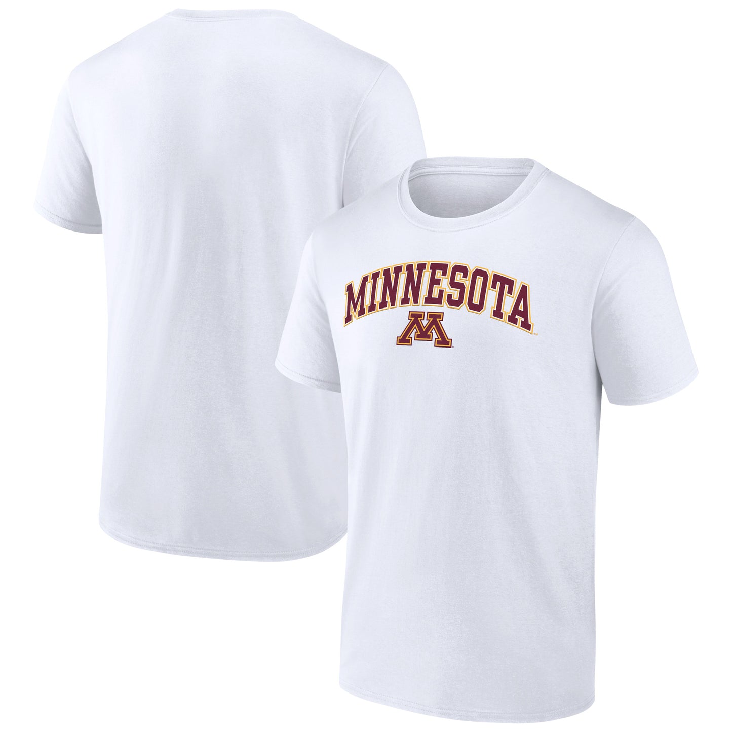 Men's Fanatics White Minnesota Golden Gophers Campus T-Shirt