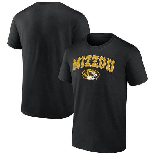 Men's Fanatics Black Missouri Tigers Campus T-Shirt