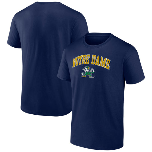 Men's Fanatics Navy Notre Dame Fighting Irish Campus T-Shirt