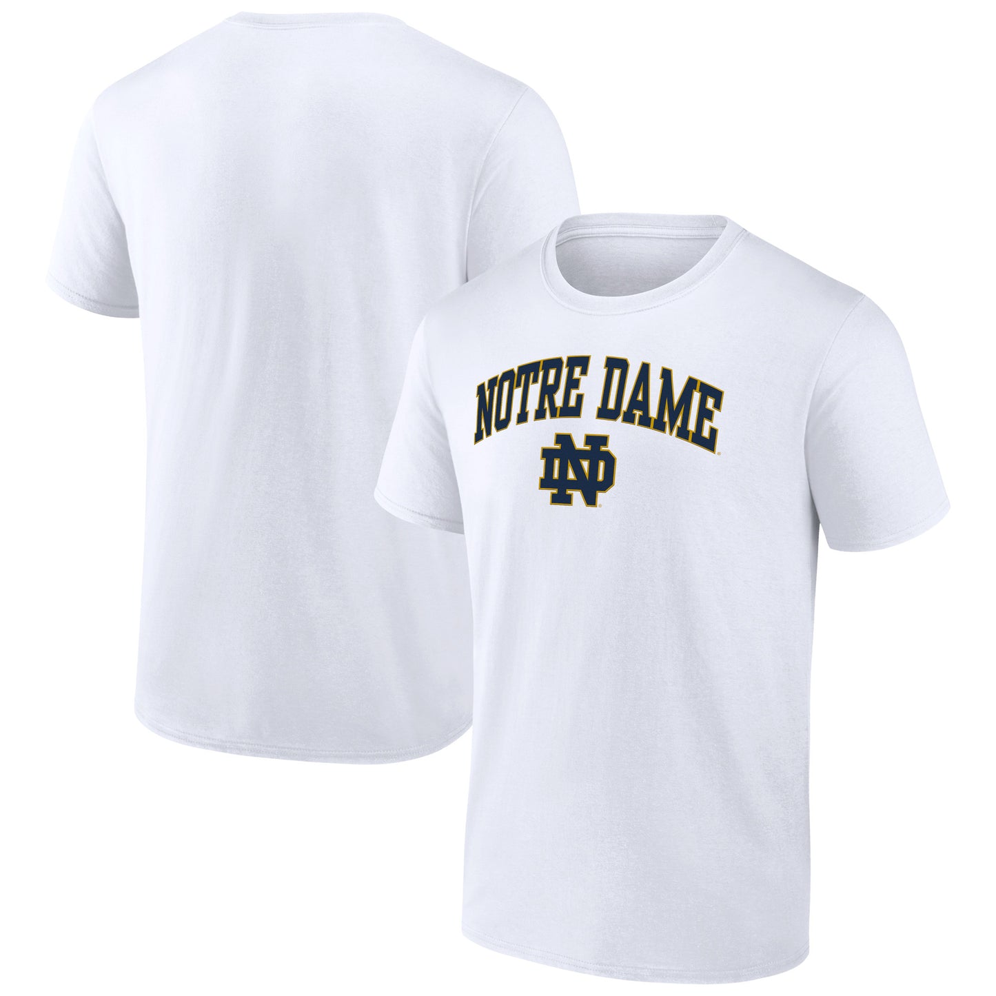 Men's Fanatics White Notre Dame Fighting Irish Campus T-Shirt