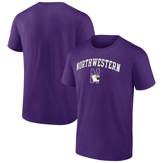 Men's Fanatics Purple Northwestern Wildcats Campus T-Shirt