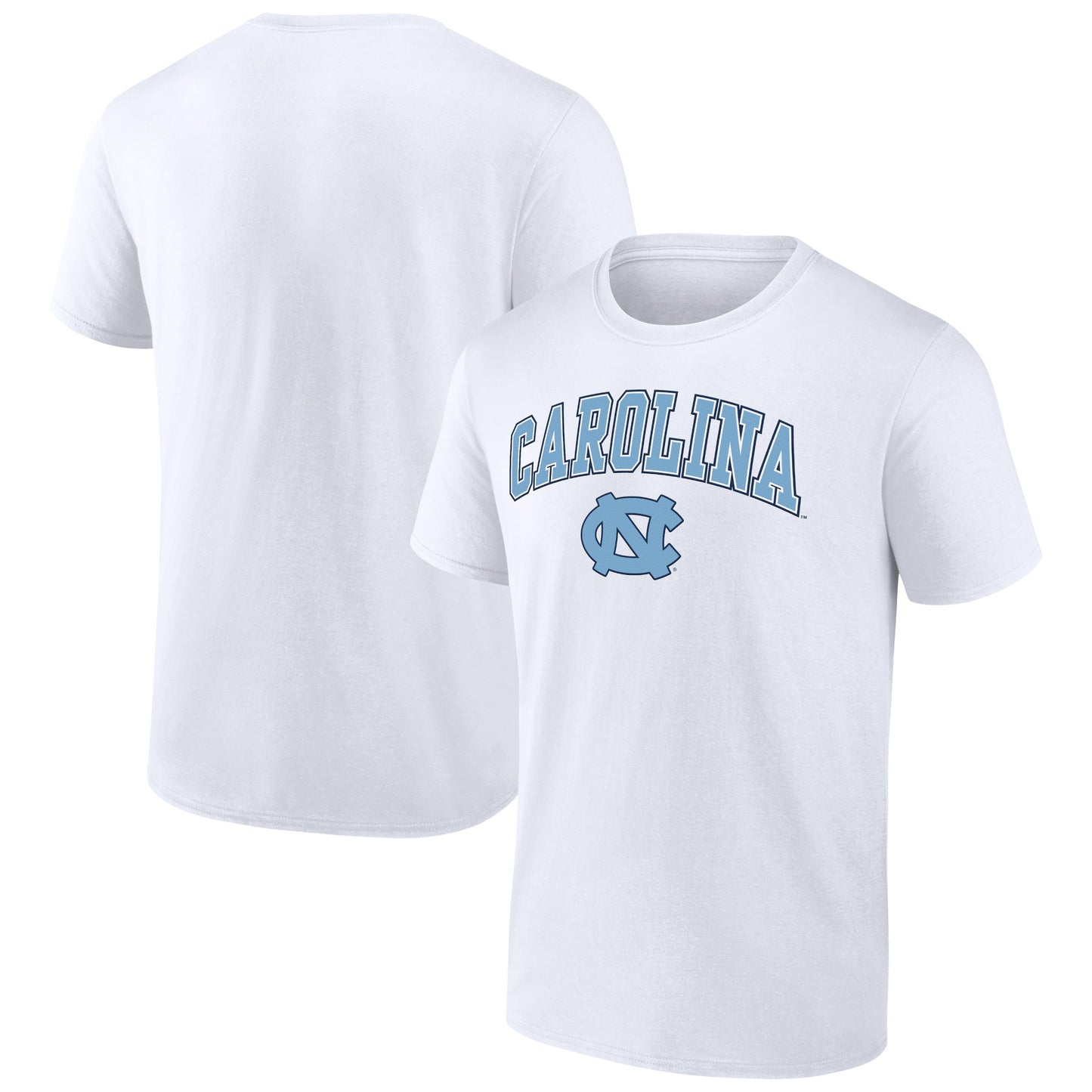 Men's Fanatics White North Carolina Tar Heels Campus T-Shirt