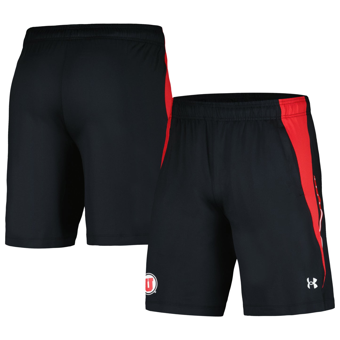 Men's Under Armour Black Utah Utes Tech Vent Shorts