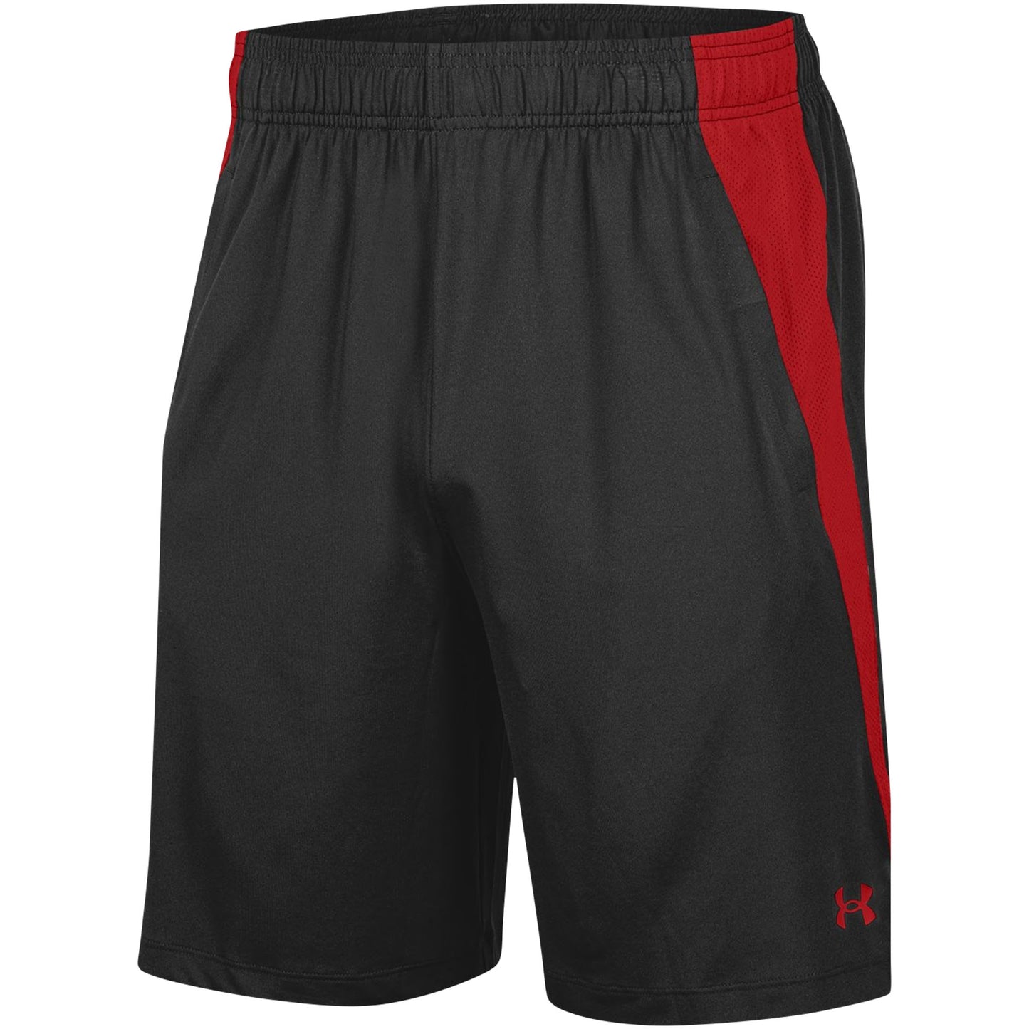 Men's Under Armour Black Wisconsin Badgers Tech Vent Shorts