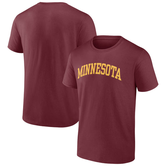 Men's Fanatics Maroon Minnesota Golden Gophers Basic Arch T-Shirt