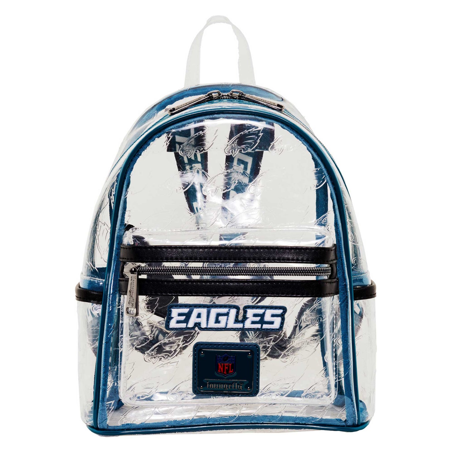 Loungefly Philadelphia Eagles Clear Mini Backpack