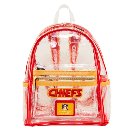 Loungefly Kansas City Chiefs Clear Mini Backpack