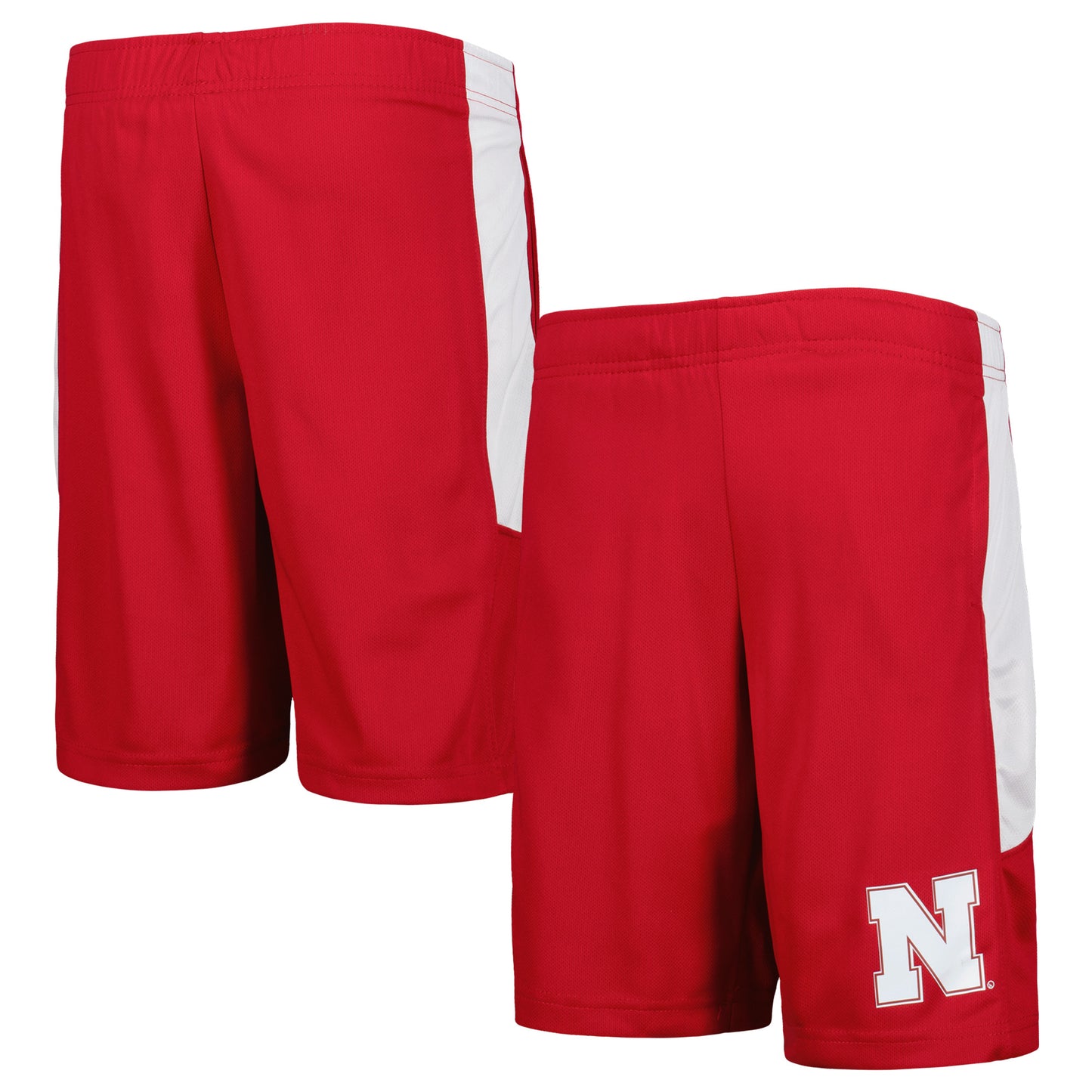 Youth Scarlet Nebraska Huskers Mesh Shorts