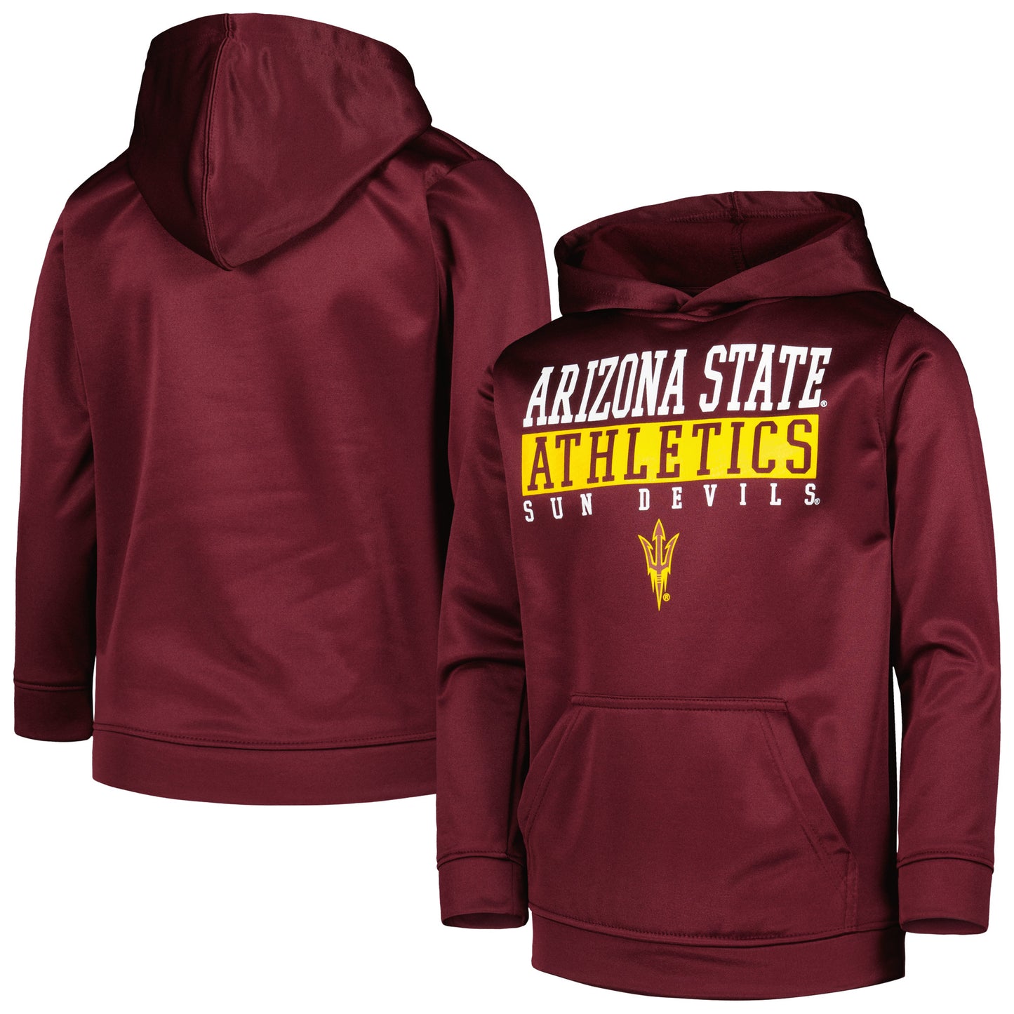 Youth Maroon Arizona State Sun Devils Pullover Hoodie