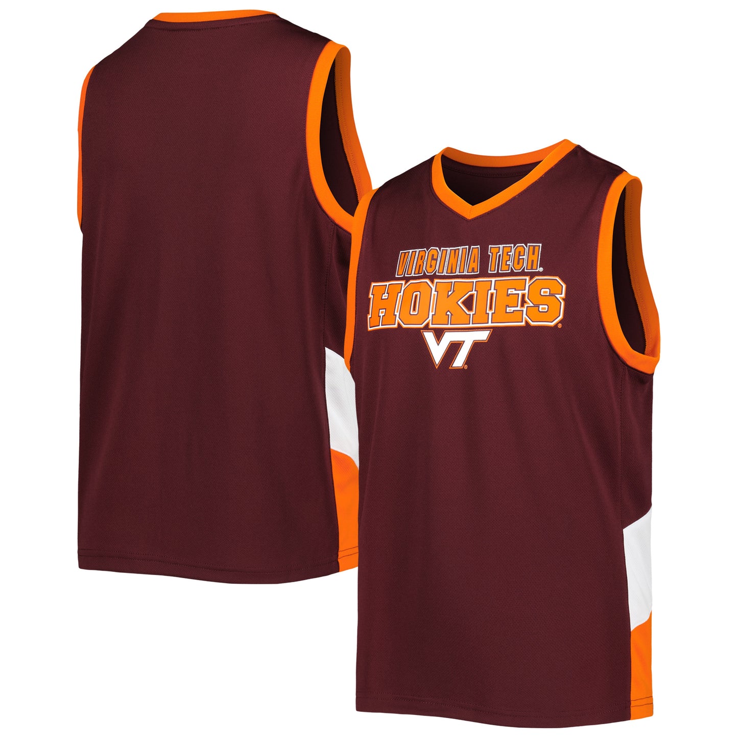 Youth Maroon Virginia Tech Hokies V-Neck Tank Top