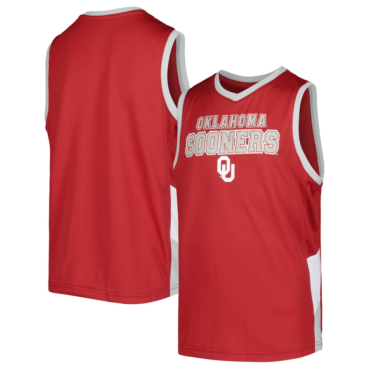 Youth Crimson Oklahoma Sooners V-Neck Tank Top