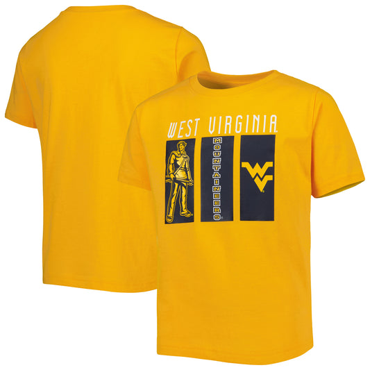 Youth Gold West Virginia Mountaineers T-Shirt