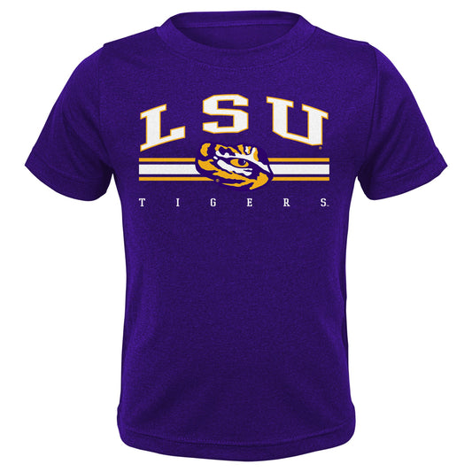 Youth Purple LSU Tigers Melange T-Shirt