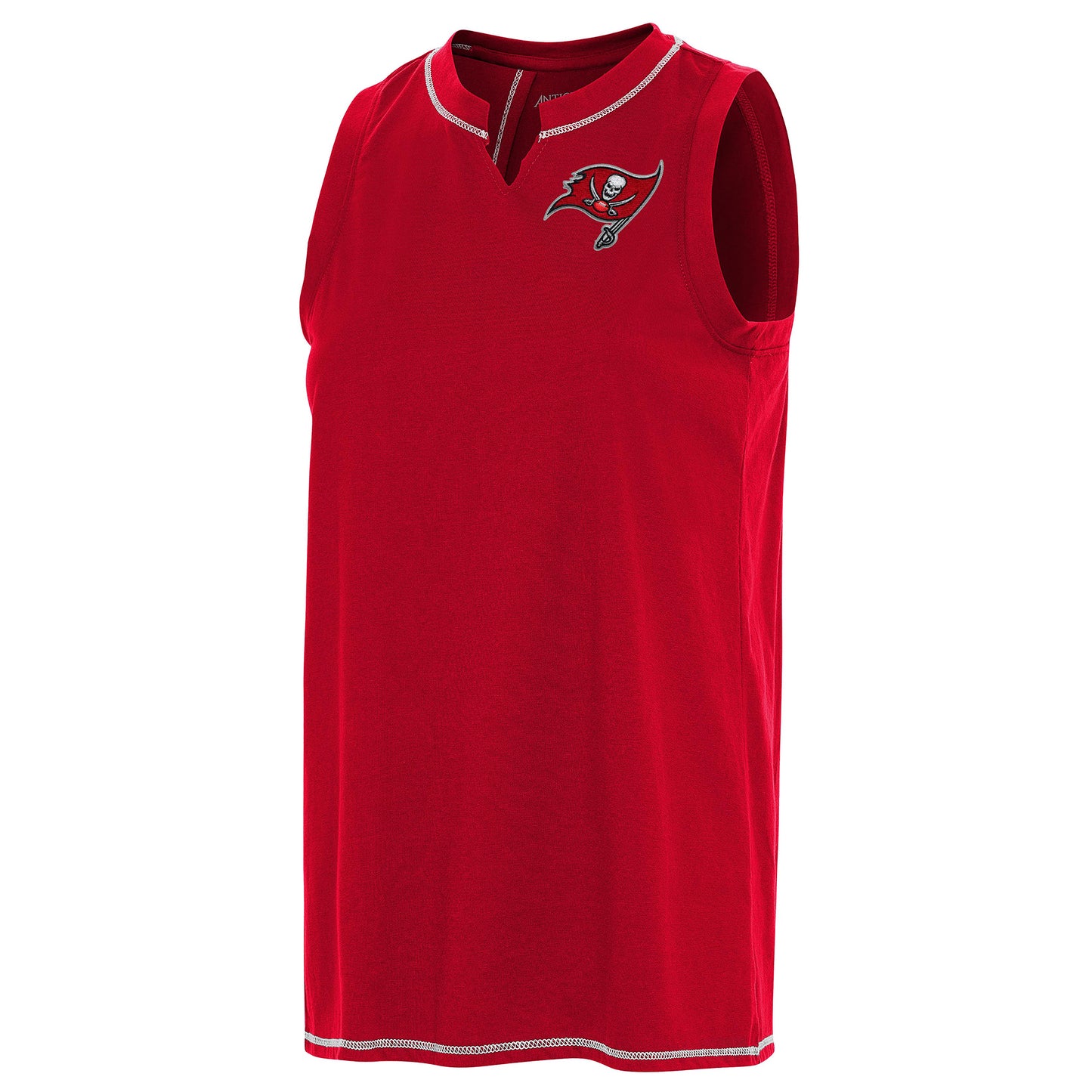 Women's Antigua Red Tampa Bay Buccaneers Establishment Tank Top