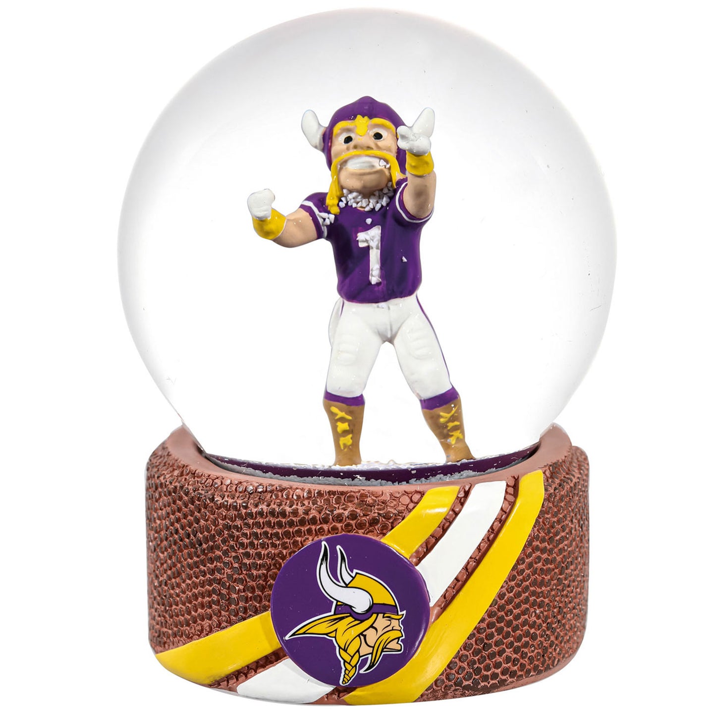 Minnesota Vikings 100mm Mascot Glass Water Globe