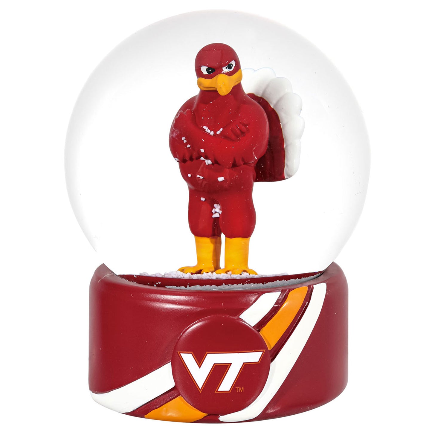 Virginia Tech Hokies 100mm Mascot Glass Water Globe