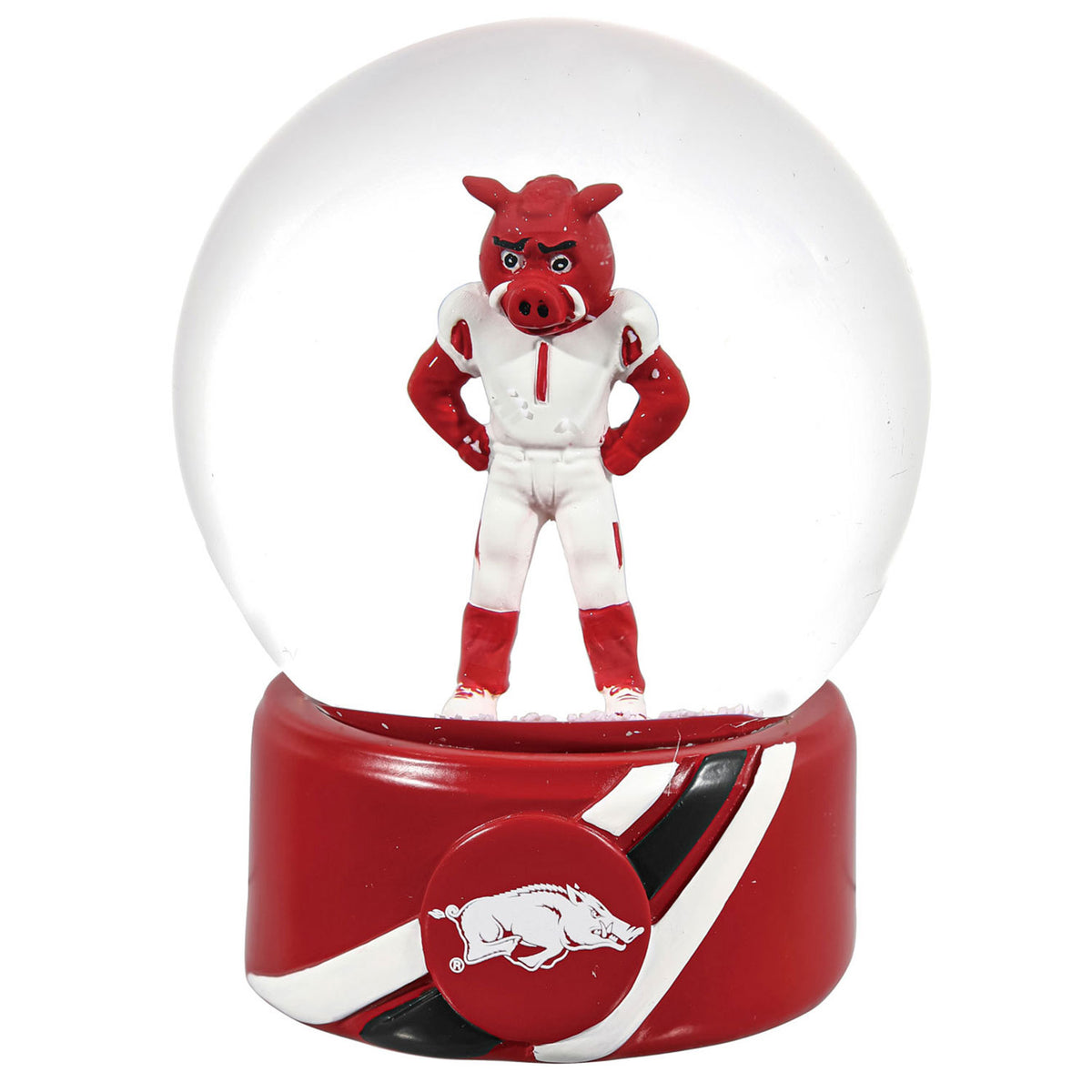Arkansas Razorbacks 100mm Mascot Glass Water Globe