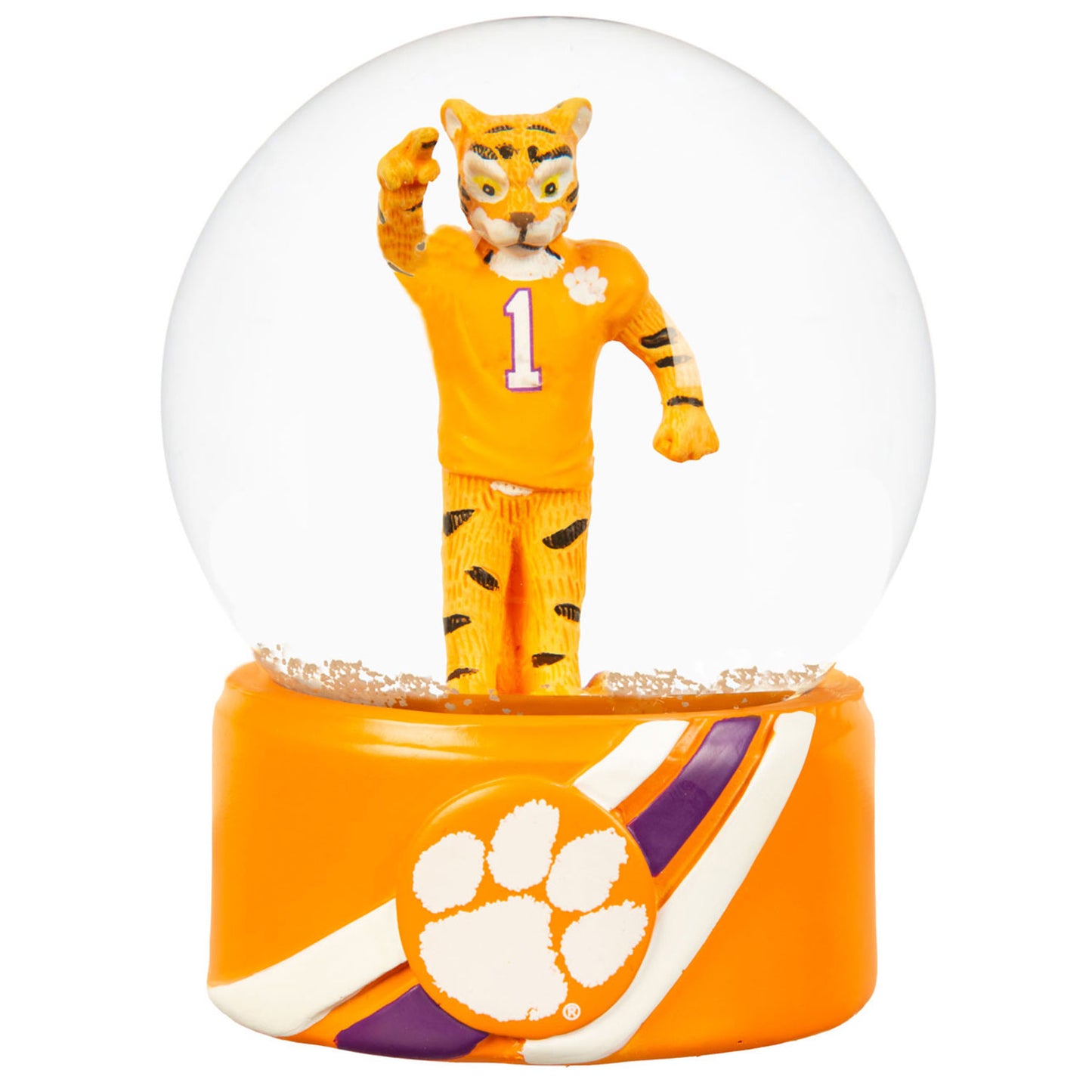 Clemson Tigers 100mm Mascot Glass Water Globe