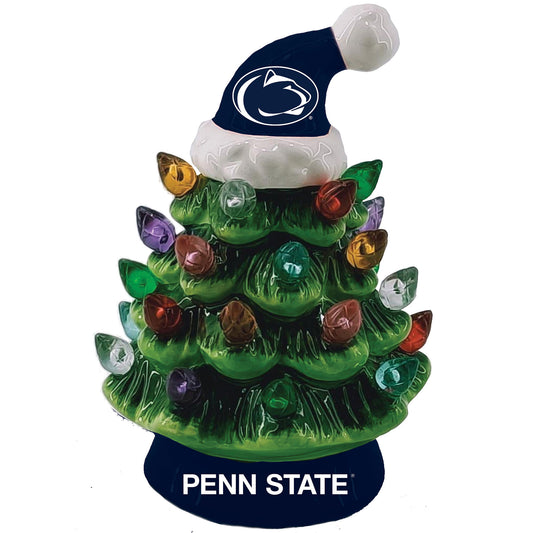 Penn State Nittany Lions 8" Light Up Ceramic LED Christmas Tree