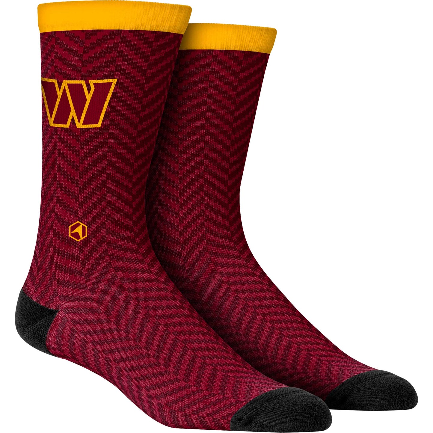 Men's Rock Em Socks Washington Commanders Herringbone Dress Socks