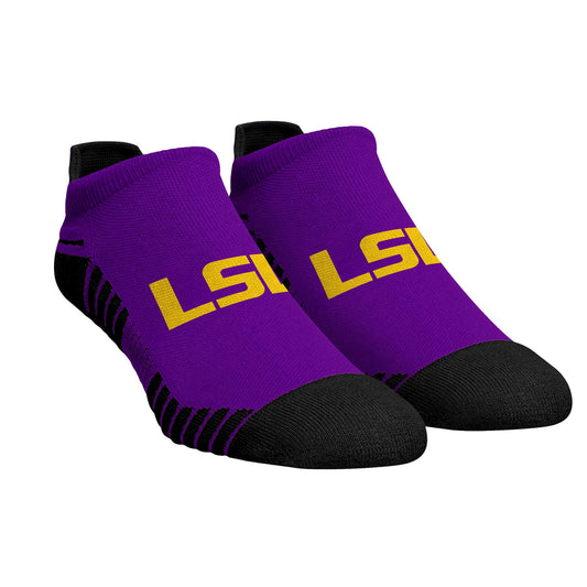 Rock Em Socks LSU Tigers Hex Performance Ankle Socks