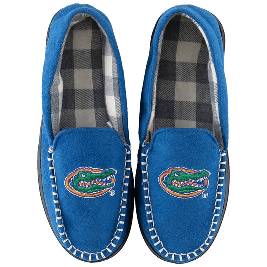 Men's ZooZatz Florida Gators Flannel Moccasin Slippers