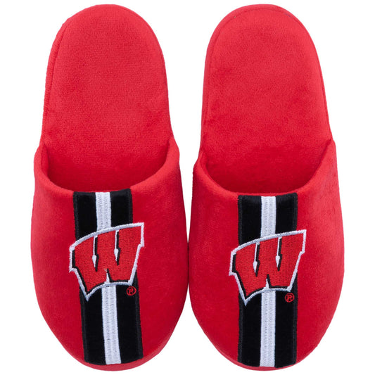 Youth ZooZatz Wisconsin Badgers Slippers