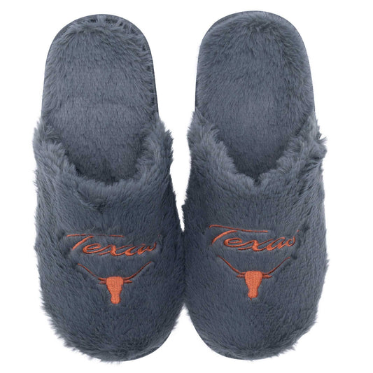 Women's ZooZatz Texas Longhorns Team Faux Fur Slippers