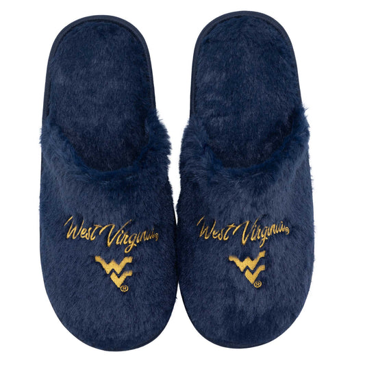 Women's ZooZatz West Virginia Mountaineers Team Faux Fur Slippers