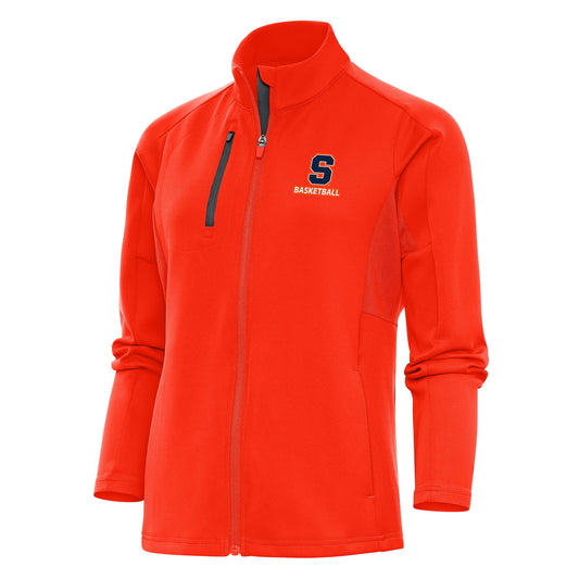 Women's Antigua  Orange Syracuse Orange Basketball Generation Full-Zip Jacket