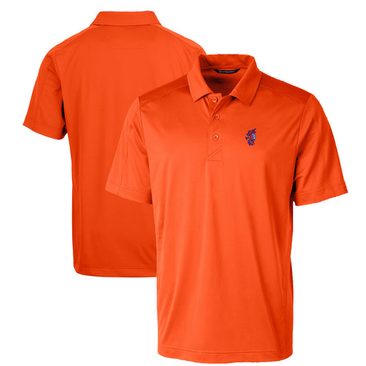 Men's Cutter & Buck Orange Florida Gators Swinging Gator Prospect Textured Stretch Polo