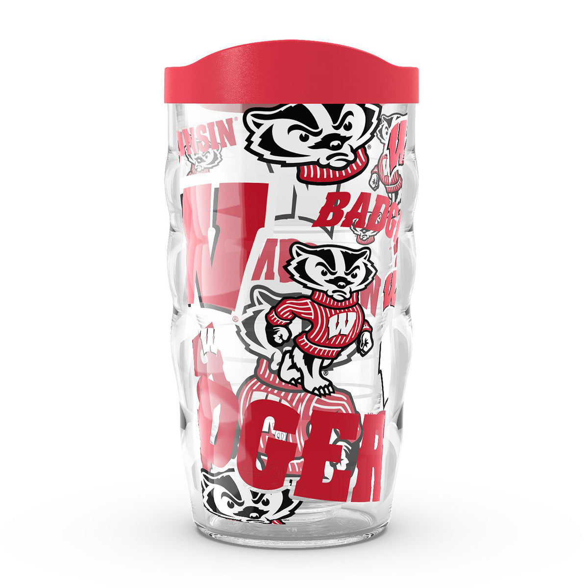 Tervis Wisconsin Badgers 10oz. Allover Classic Wavy Tumbler