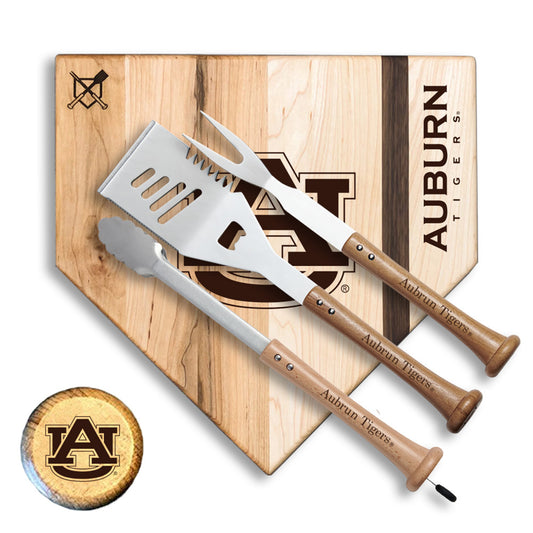 Baseball BBQ  Auburn Tigers 17" Silver Slugger Combo Set