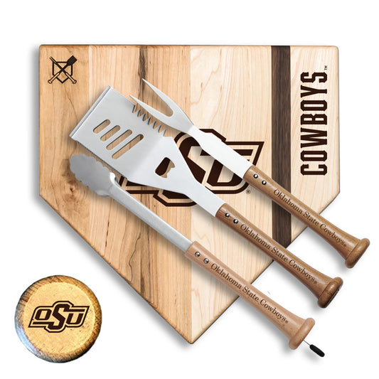 Baseball BBQ  Oklahoma State Cowboys 17" Silver Slugger Combo Set