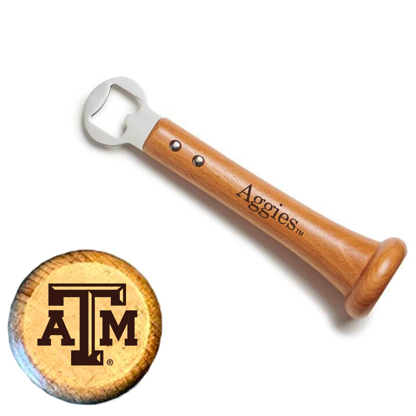 Baseball BBQ  Texas A&M Aggies Pickoff Bottle Opener