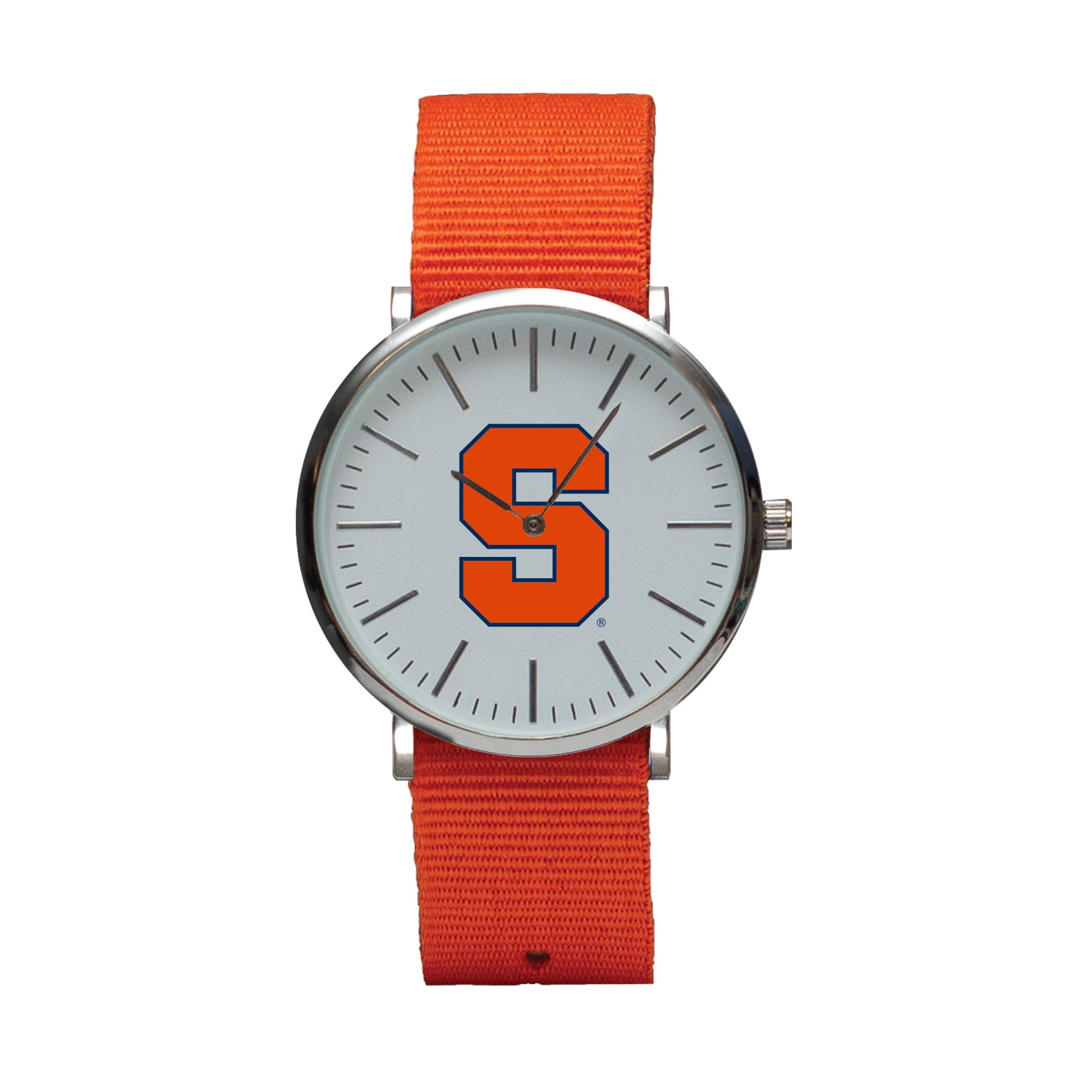 Orange Syracuse Orange Stitch Nylon Strap Watch