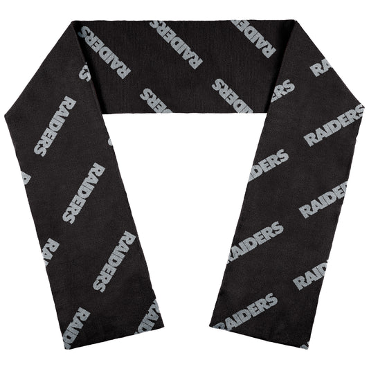 WEAR by Erin Andrews Las Vegas Raiders Team Wordmark Scarf