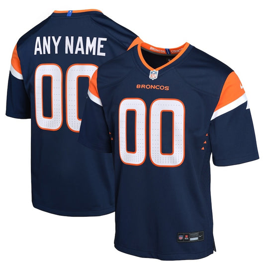 Denver Broncos Nike Youth Alternate Custom Game Jersey